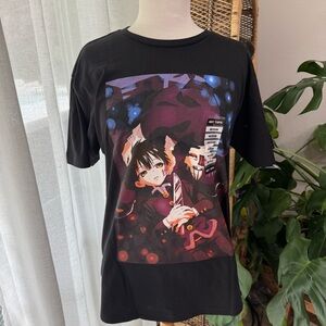NWT‎ Black Graphic Anime T-Shirt